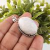 Rainbow Moonstone Gemstone Silver Pendant, Handmade Blue Flash Pendant Necklace Gift For Her PP-63-22