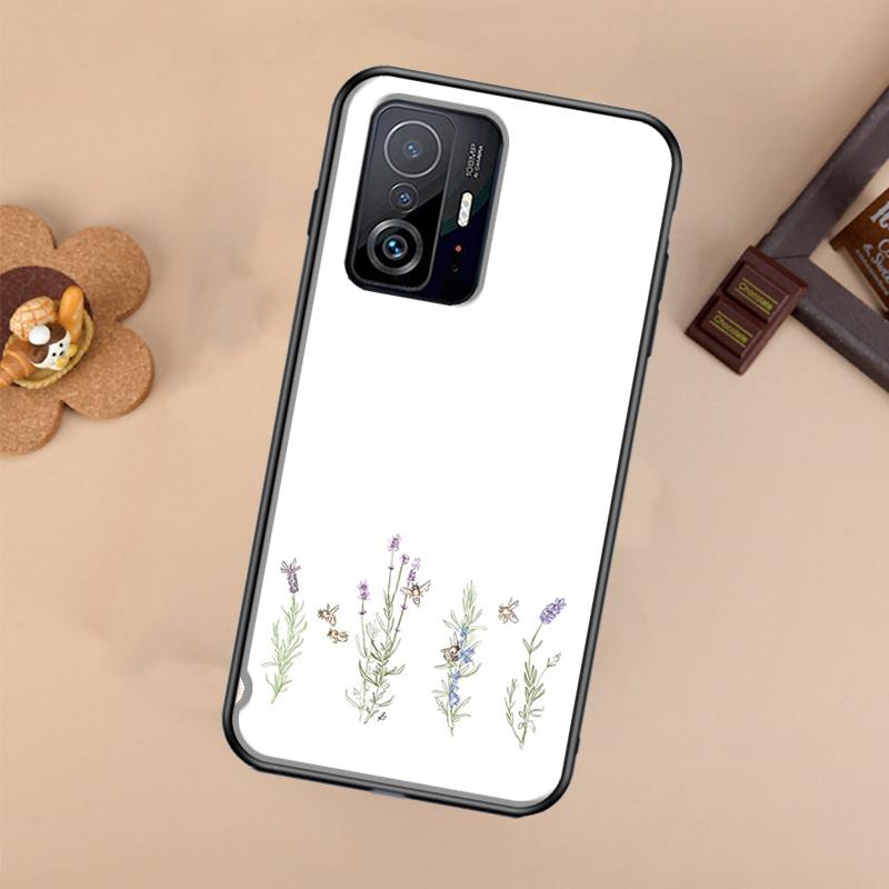 Lavender Purple Flowers Case For Xiaomi POCO X7 X6 X5 X3 Pro F3 F5 F6 M6 Pro 13 14 Ultra 11T 12T 13T 14T Pro Cover