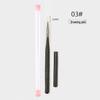 Japanese Nail Art Pen Set: 16-Piece Gel Polish Liner, Drawing, Carving, and Blending Brushes.
