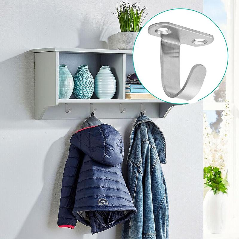12Pcs Stainless Steel Ceiling Hook, Top Mounted Hooks for Hanging Plants,Bird Feeders,Wind Chimes,Lanterns,Decoration Lights