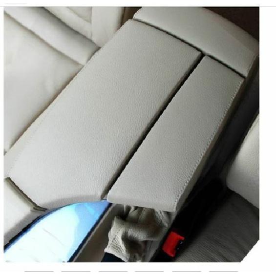 

For BMW 5 Series E60 LHD/RHD Center Console Lid Armrest Leather Cover Protector Right hand drive сірий