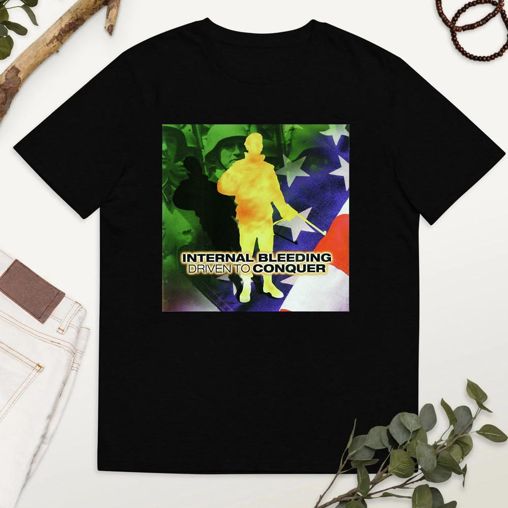 INTERNAL BLEEDING BAND Driven To Conquer ALBUM T Shirt  Unisex T-Shirt M
