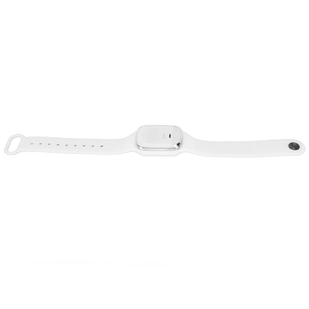 Ultrasound Repellent Bracelet Time Display Body Temperature Monitoring Repellent Watchband White