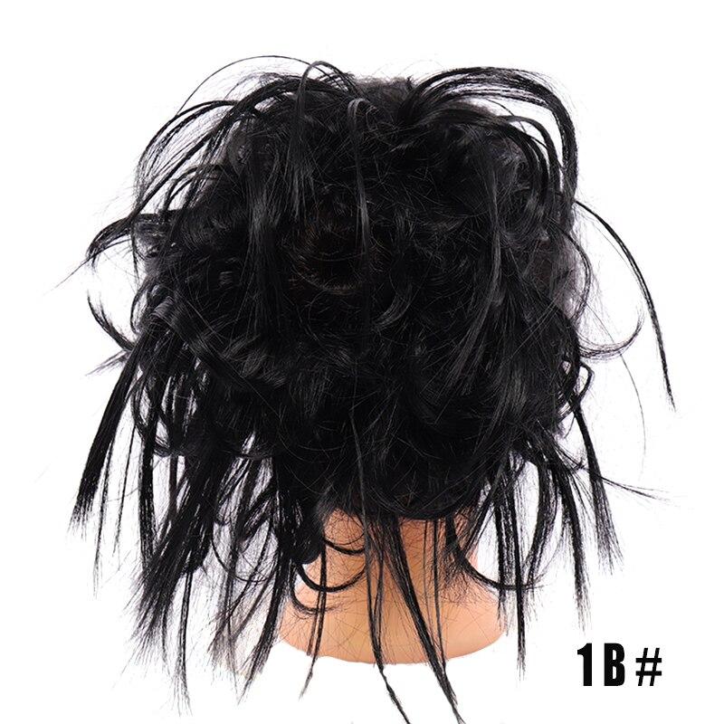 

LUPU синтетические натуральные искусственные волосы пучок беспорядочная резинка для волос шиньон эластичная лента из кусочков волос для женщин высокотемпературное волокно