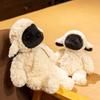 Black Face White Body Plush Toys Cozy Fluffy Lamb Stuffed Gentle Plushie Doll  For Kids