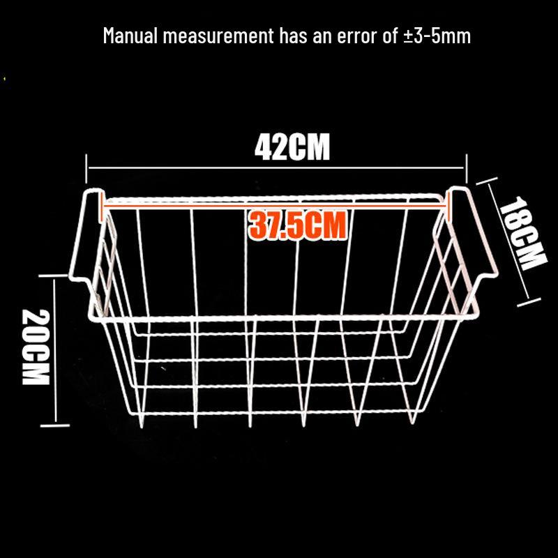 Universal Multi-Layer Hanging Freezer Storage Rack Basket