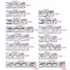 For Peugeot 107 206 207 208 301 307 308 406 407 408 508 2008 s 3008 4008 5008 Rear Trunk Black Emblem Badge Logo Decal