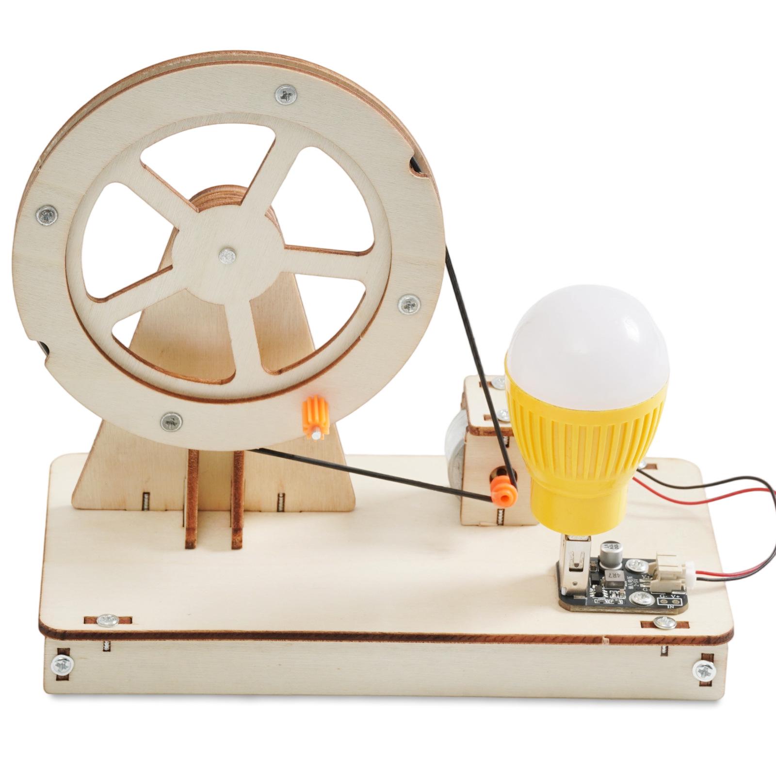 Hand-Cranked Generator DIY Kit for Primary School Science Experiments