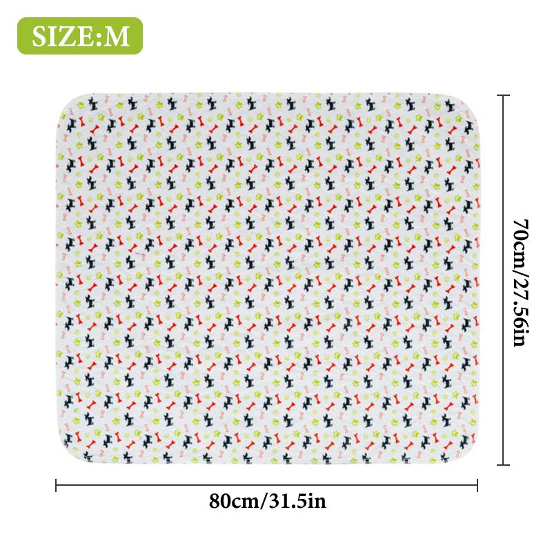Welpenunterlagen mit Pheromonen, waschbare Welpenunterlagen, extrem strapazierfähige 4-lagige auslaufsichere Trainingsmatten mit rutschfester Unterseite