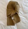 Korean ins simple solid color wool knitted scarf women's winter blue warm couple student neck scarf