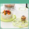 10" With Cake Transparent Carrier Lid And Handles 7 Cupcakes Carrier Holder Portable Cake Storage Container Stand