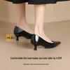 ZHR Women's Elegant Pointed Toe Kitten Heel Pumps