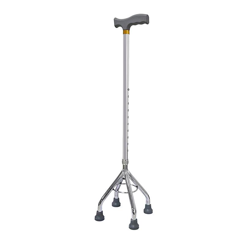 Multi-Functional Anti-Slip Quad Cane for Stability and Stair Assistance