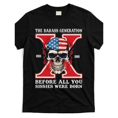 Taglie europee Gen X la Generazione Fica Nata Prima Che Nascessero Tutti Voi Fifoni Design Stile di Tendenza Urbana T-shirt Casual da Uomo Comoda