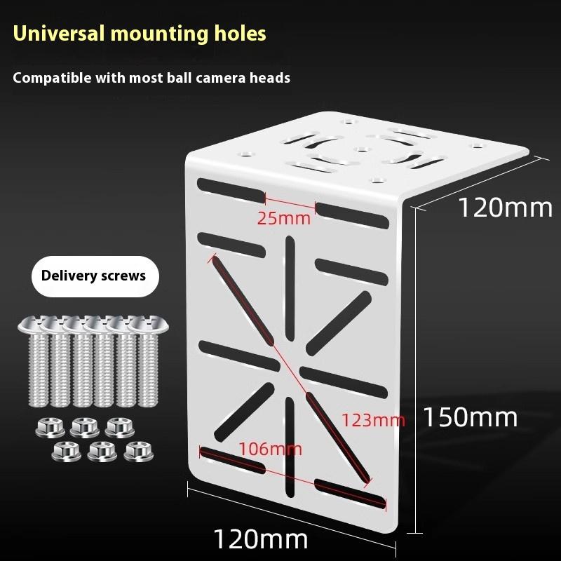 1 Set Cctv Camera Adapter Auxiliary Mount Extension Support Wall Mount Bracket Aluminum Alloy Duckbill Cctv Monitoring Bracket