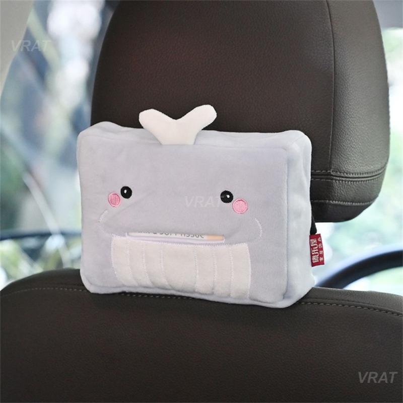 Animal Decoration Bracke Lovely Cartoon Portable Universal For Auto Home Room For Car Seat Car Interior Tissue Box Creative Cute