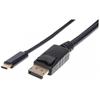 USB-C 3.1 Cable - MANHATTAN - 2m - 1x DisplayPort - Resolution 3840x2160 - HDCP