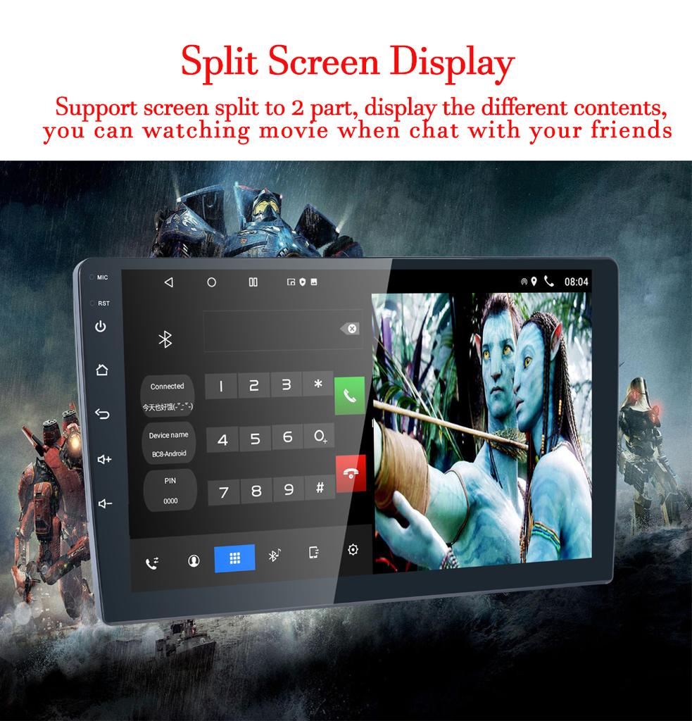 Reakosound 9 Zoll 4G DSP/RDS 2 + 32G WIFI Carplay Auto Multimedia Video Player Android 11 2 Din GPS Auto Auto Stereo Bluetooth Wifi USB FM IPS Bildschirm