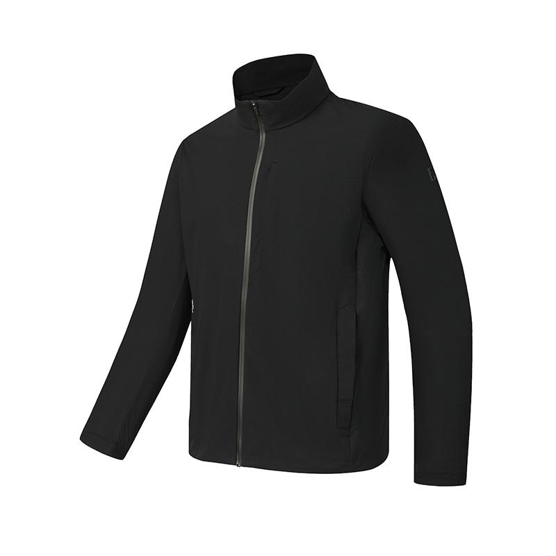 

FILA Golf Series Simple Classic Sports Casual Golf Versatile Comfortable Textured Woven Jacket Men jackets Deep-Black A11M625716FBK L
