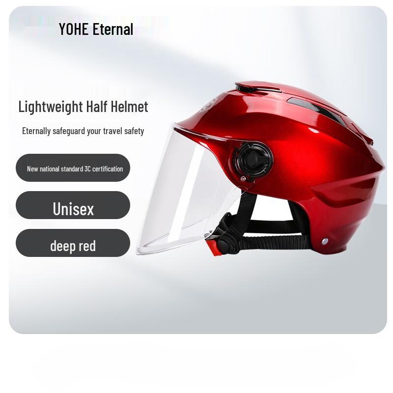 YOHE 365 Lightweight Half Helmet for Electric Motorcycles
