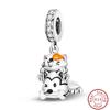Simple Animal Series Copper Metal Dinosaur Elk Rabbit Trendy Charm Bead Components Bead Components 3mm Do It Yourself High Quality Fine High Quality
