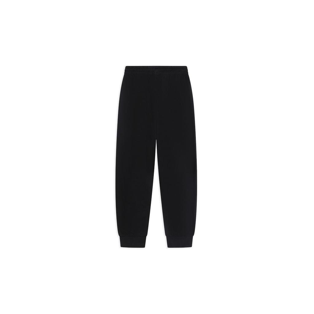 Li-Ning Badfive Series Loose Solid Color Knit Joggers Men Bottoms Black AKLS639-2