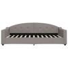 VidaXL Lit de repos taupe 100x200 cm tissu 354191