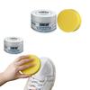 Crème de Nettoyage Chaussures Blanches Avec Éponge Lingette Détachant Blanchiment Chaussures Crème Nettoyante Polyvalente Pour Chaussures Baskets