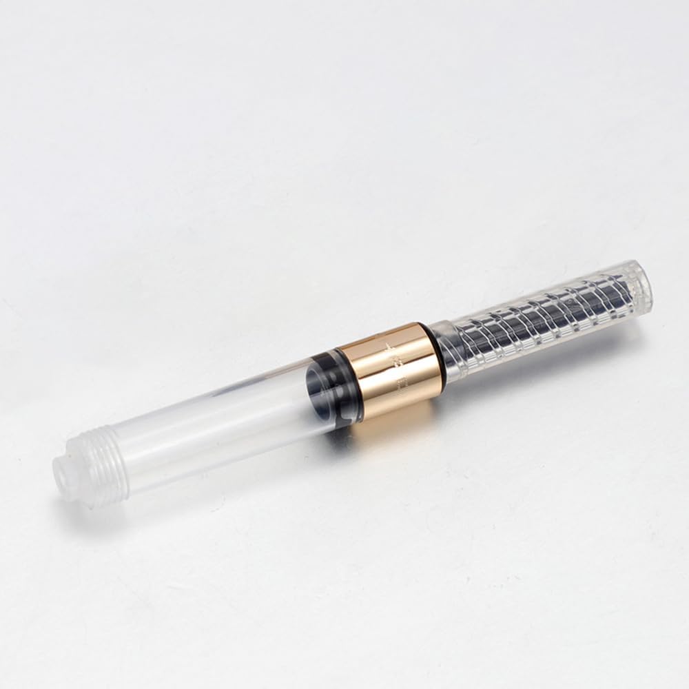 Jinhao 9016 Fountain Pen Medium Heartbeat Point, Dadao Series Black Acrylic with Large Converter for Writing