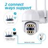 LS VISION 8MP 4MP 4K PTZ IP Kamera 8x Zoom Dual Objektiv Menschliches Erkennen CCTV Kamera Outdoor CCTV Wifi Video Überwachung kamera ICSEE Alexa