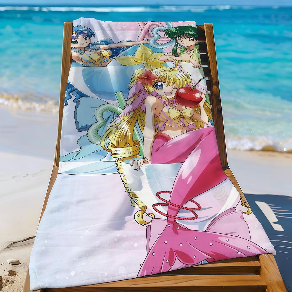 Mermaid M-Melody-S PichiS Pure Towel Sports Quick Dry Travel Camping Gear Sandproof Soft Light Large Beach Towel