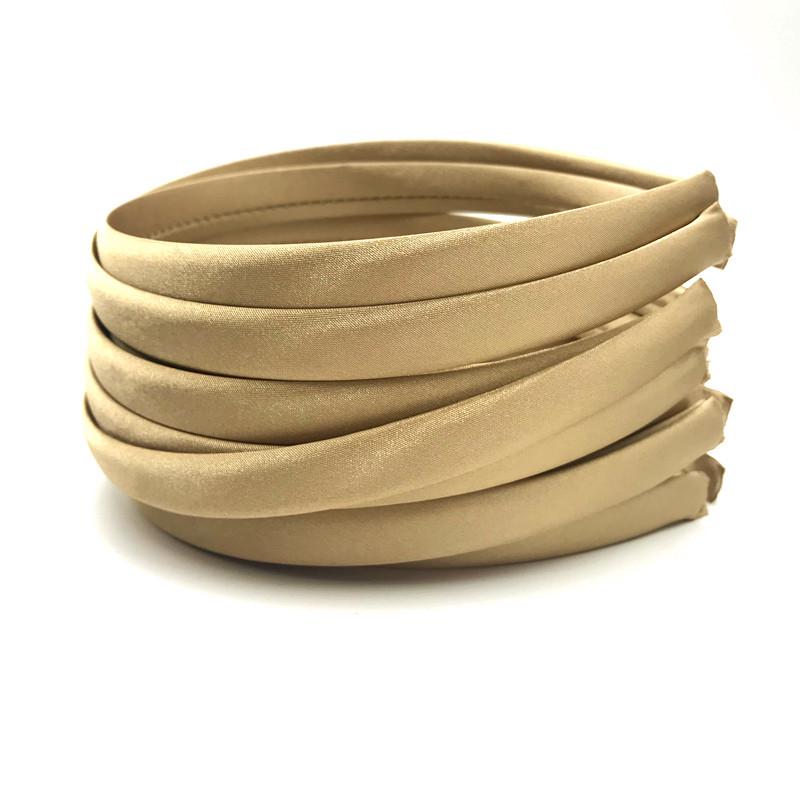 1,5 cm Satintyginslaget Hårband - Godisfärger, DIY Handgjort Modeaccessoar