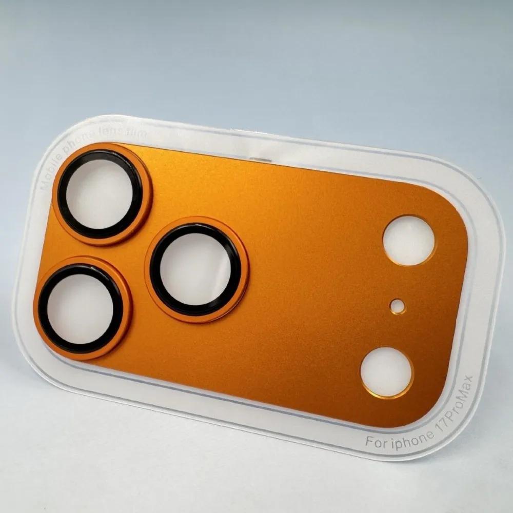 Corning Glass Camera Lens Glass Cover Aluminum Base Fall-resistant AR Camera Lens Protector Back Camera Glass for iP17 Pro