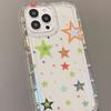 Candy Star Applicable iPhone17Pormax Transparent Phone Case 12 All Inclusive 16/13 Apple 14 Cute 15