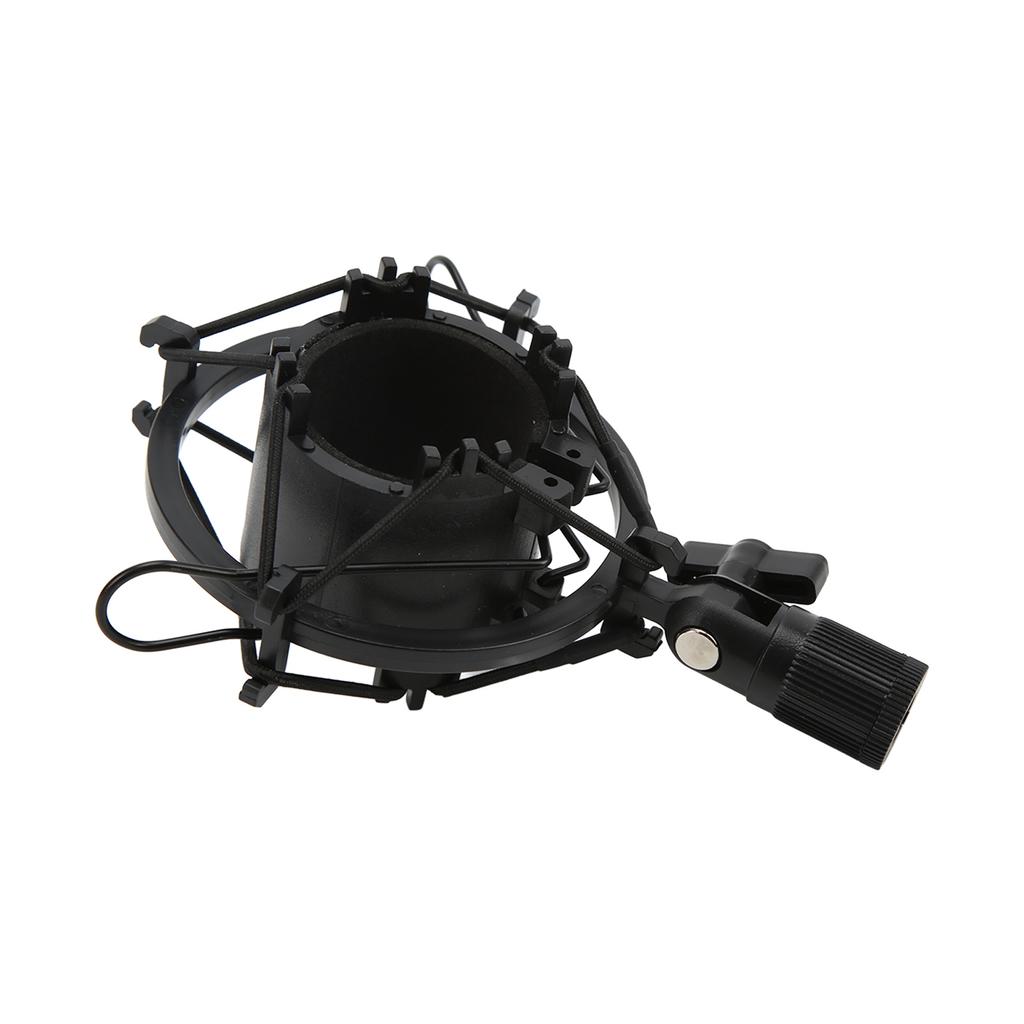 Microphone Shock Mount Holder Plastic Mic Anti Vibration Clip 47‑57mm for Live Streaming Recording Studio