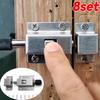 Stainless Steel Door Latch Spring Lock with Screws Automatic Spring Latches Door Window Catch Lock Gate Anti-theft Hardware