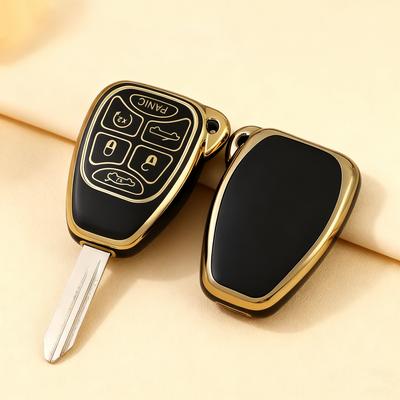 Tpu Key Cover Case Cap For Jeep Grand Cherokee Wrangler Jk Commander For Dodge Nitro Calibe For Chrysler 300C Pacifica Key Cover