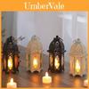Moroccan Hollow Vintage Iron Lantern Tea Light Hanging Candle Holder Candlestick