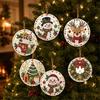 6PCS Christmas Ornaments DIY Pearl Diamond Art Kits for Adults Xmas Tree Hanging Craft Pendents Holiday Christmas Decorations