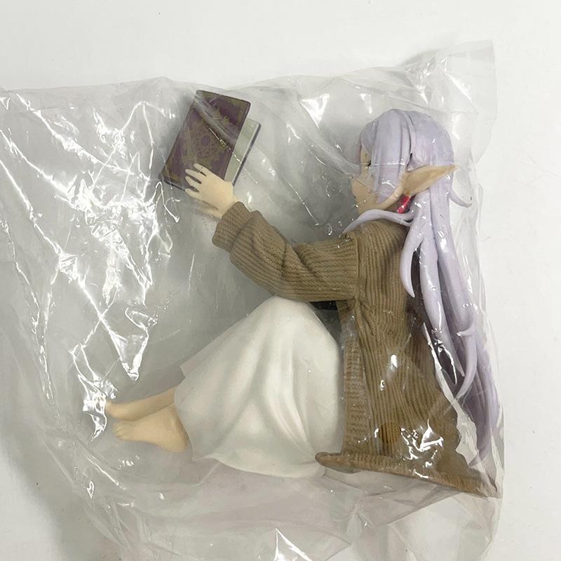 Beyond Journey s End ReadindFrieren Anime Figure Desktop Cute Frieren PVC Action Figure Figurine Model Doll Toy