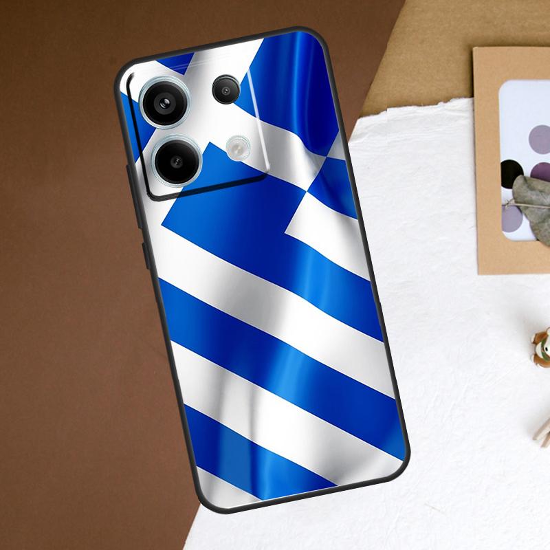Greece Greek Flag Case For Xiaomi Redmi Note 14 12 11 10 13 15 Pro Plus Redmi 15 13 13C 10C 12C 14C 15C Cover