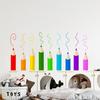 Cartoon Buntstift Wandsticker Kinderzimmer Kindergarten Zuhause Selbstklebende Wandtattoos