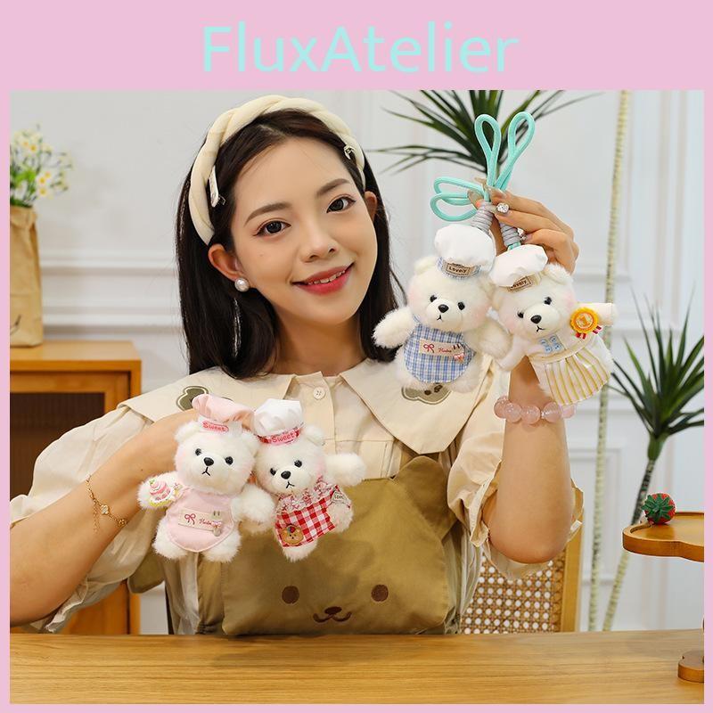 Teddy Keychain Bear Plush Toy Keychain Bag Pendant Stuffed Dolls Gifts Kids