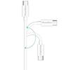 USB-C USB-C Cable White 2m for Samsung Galaxy S24 / Galaxy S23 / Galaxy S23 FE Phonillico®