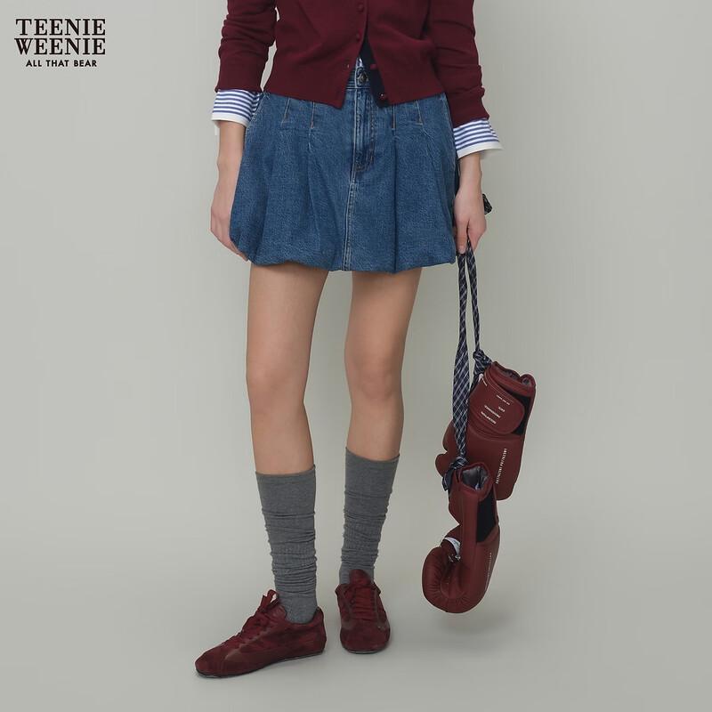 Teenie Weenie Little Bear Letter A-line Short Skirt S