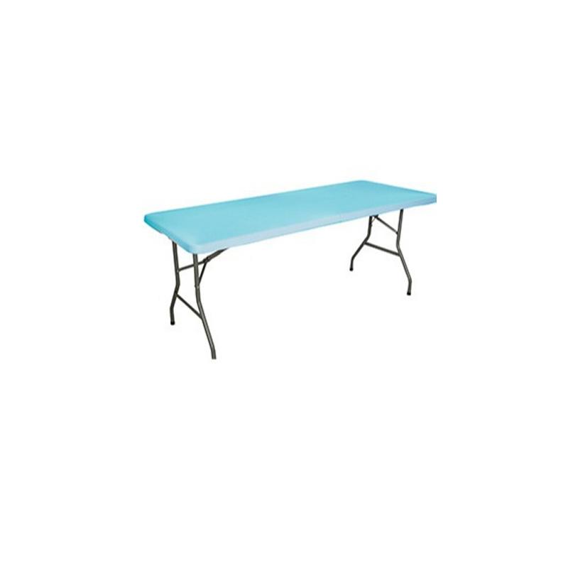 1Pc Table Cloth Non-polishing Table Cover Close-fitting Spandex Polyester Folding Rectangular Washable Picnic Elastic Tablecloth