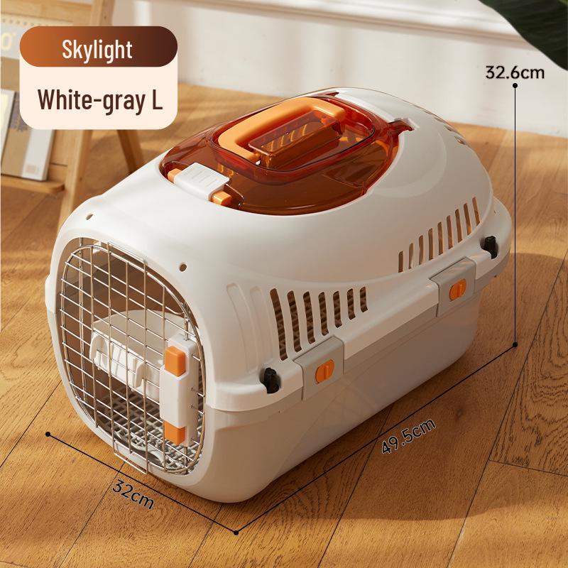 

Переносная авиационная переноска для питомцев: Съемная, моющаяся дорожная клетка для кошек и собак