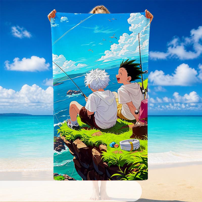 Hunter Hunter Beach Towel, Soft Large Absorbent Towel For Beach Swimming Pool Travel Vacation