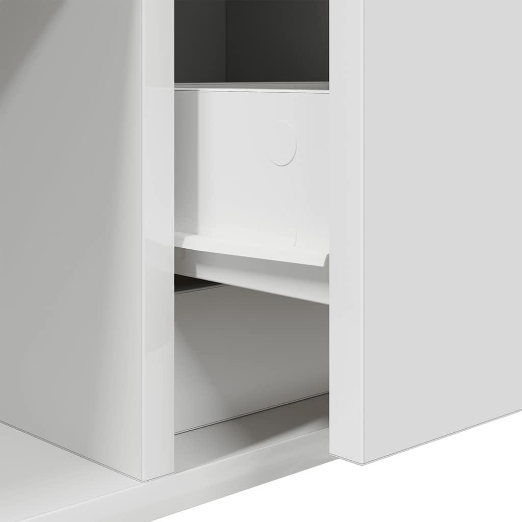 TV Cabinets 2 pcs White 100 x 31 x 25.5 cm Particleboard