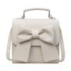 Premium texture new trendy fashion bow messenger bag backpack versatile portable women's bag